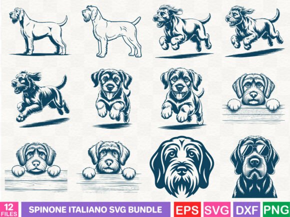 A Brand Designer's Review of the Spinone Italiano SVG Bundle