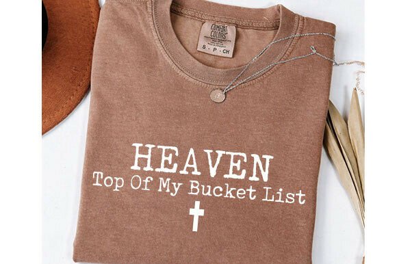 A Bucket List Graphic That Elevates T-Shirt Designs
