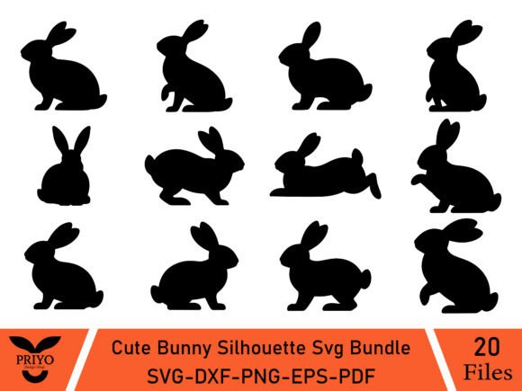 A Designer's Review: Silhouette Bunny Graphics for Illustrations