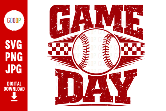 A Game Day Baseball Design for Sports Branding Graphics
