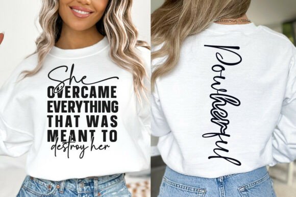 A Practical Review of the She Overcame Everything SVG Design
