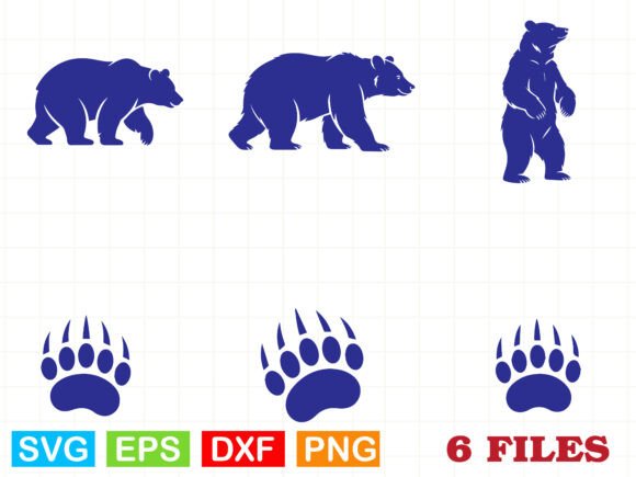 Bear Paw SVG Design: A Graphic Asset for Creative Entrepreneurs