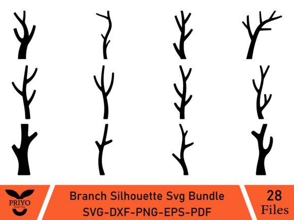 Branch Silhouette SVG: A Versatile Graphics Asset