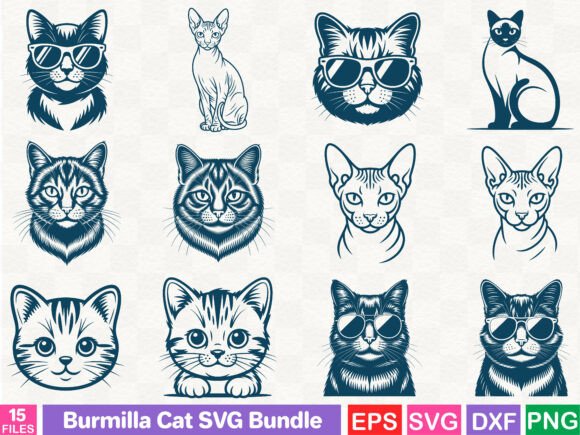 Burmilla Cat Graphics: A Crafter's Review