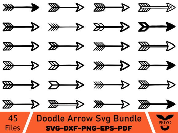 Elevate Your Content with the Doodle Arrow SVG Bundle