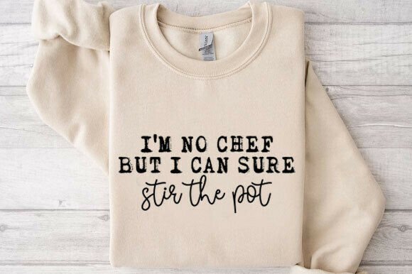 Funny I'm No Chef Svg for Golf T-Shirt Designs & Graphics