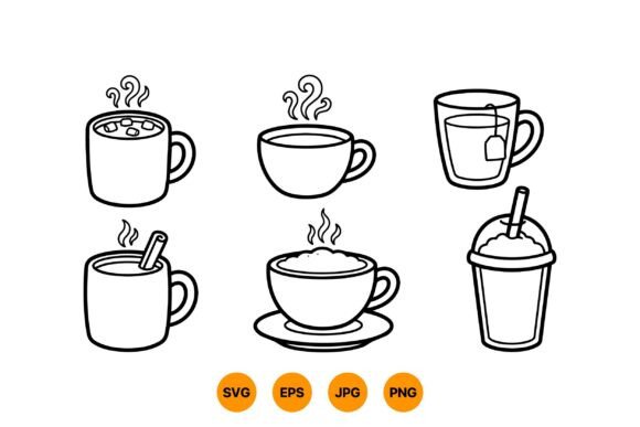 Hot Drink Mug Clipart Pack: A Graphics Review for Brand Creators