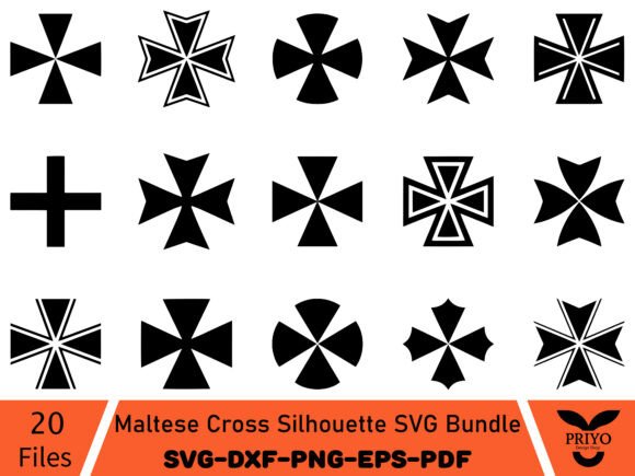 Maltese Cross Silhouette SVG Bundle: A Brand Designer’s Review