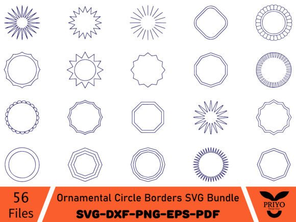 Ornamental Circle Borders: A Designer’s Review for Graphics & Illustrations