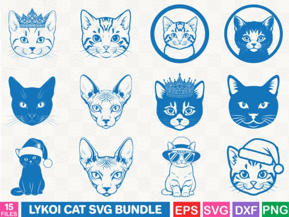 The Lykoi Cat Bundle: Graphics That Build a Brand Narrative